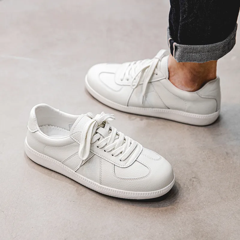 Journey Of Inspiration Abrasion Resistant Breathable Low Top Skateboard Shoes Men's White-7