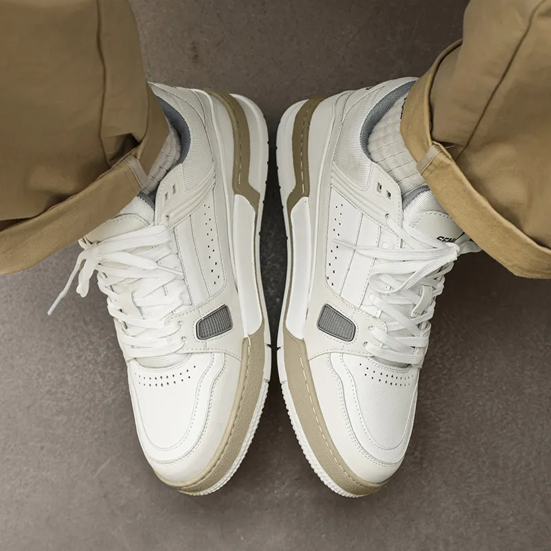 Journey Of Inspiration Low Top Skateboard Shoes Men's White-5