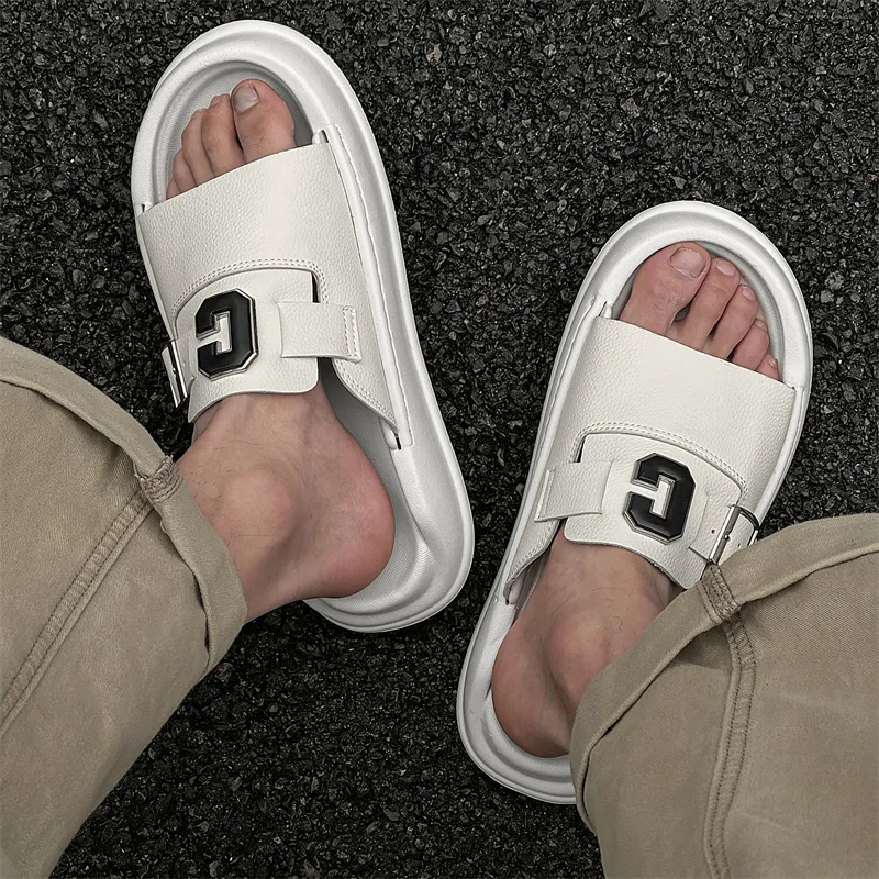 Journey Of Inspiration Slip Resistant Abrasion Resistant Slide Slippers Men's-5