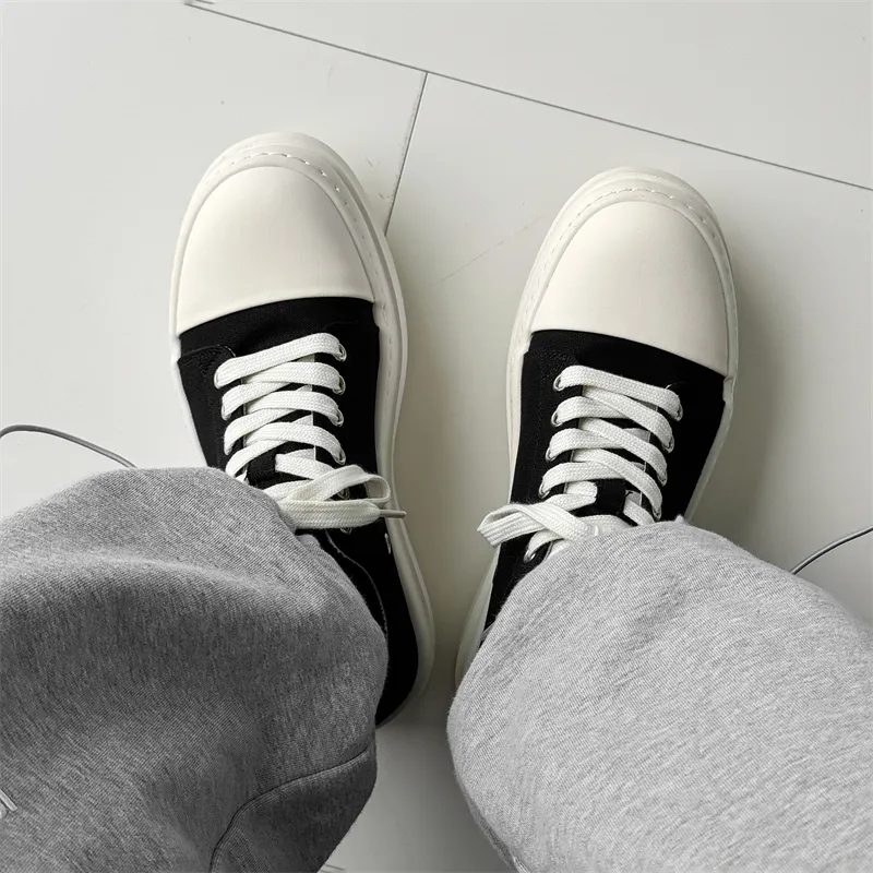 Journey Of Inspiration Abrasion Resistant Breathable Low Top Skateboard Shoes Men's Black-3