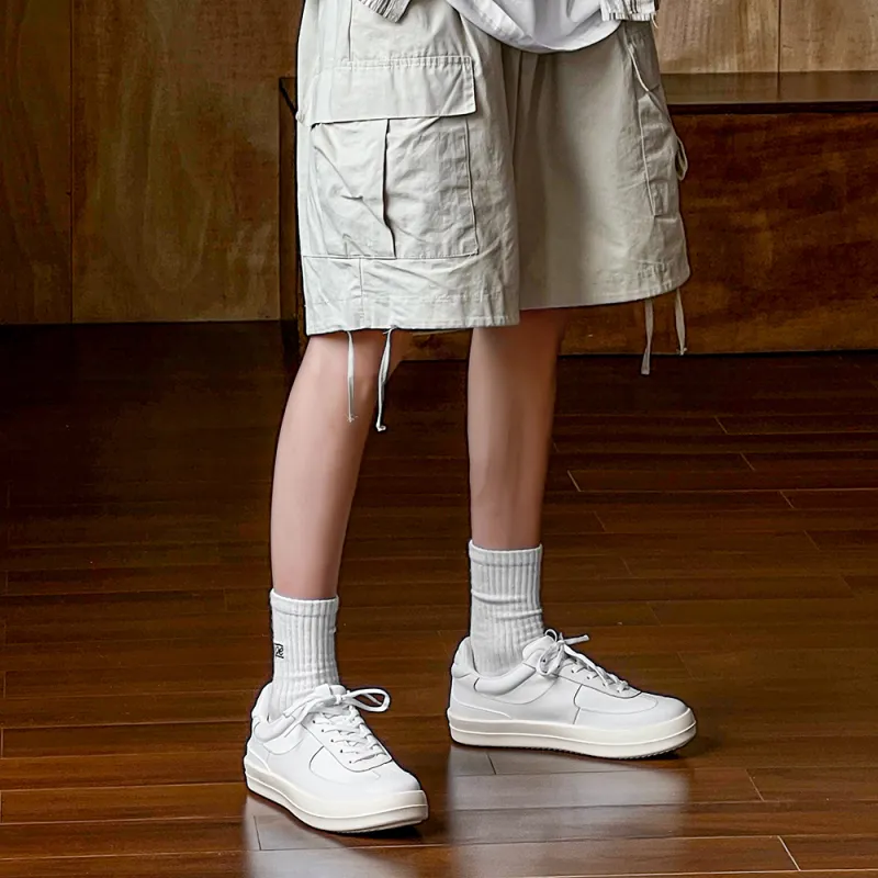 Journey Of Inspiration Slip Resistant And Breathable Low Top Skateboard Shoes Men's White-3