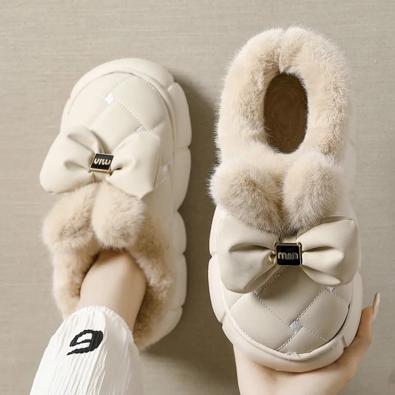 Ganshu Cute Cotton Slippers Home Slippers-6
