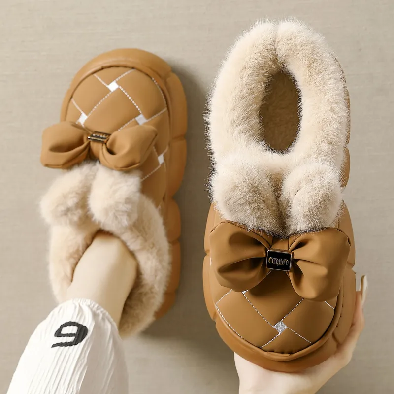 Ganshu Cute Cotton Slippers Home Slippers-15