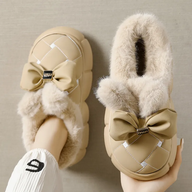 Ganshu Cute Cotton Slippers Home Slippers-2