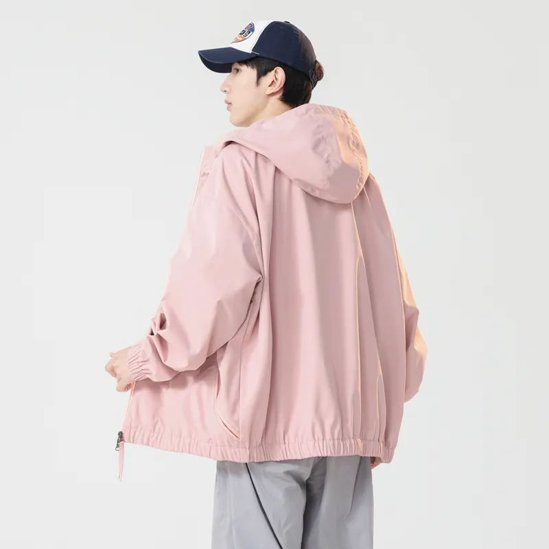 JEEP SPIRIT Outdoor Hiking Wind And Water Repellent Windbreaker Jacket Unisex-24