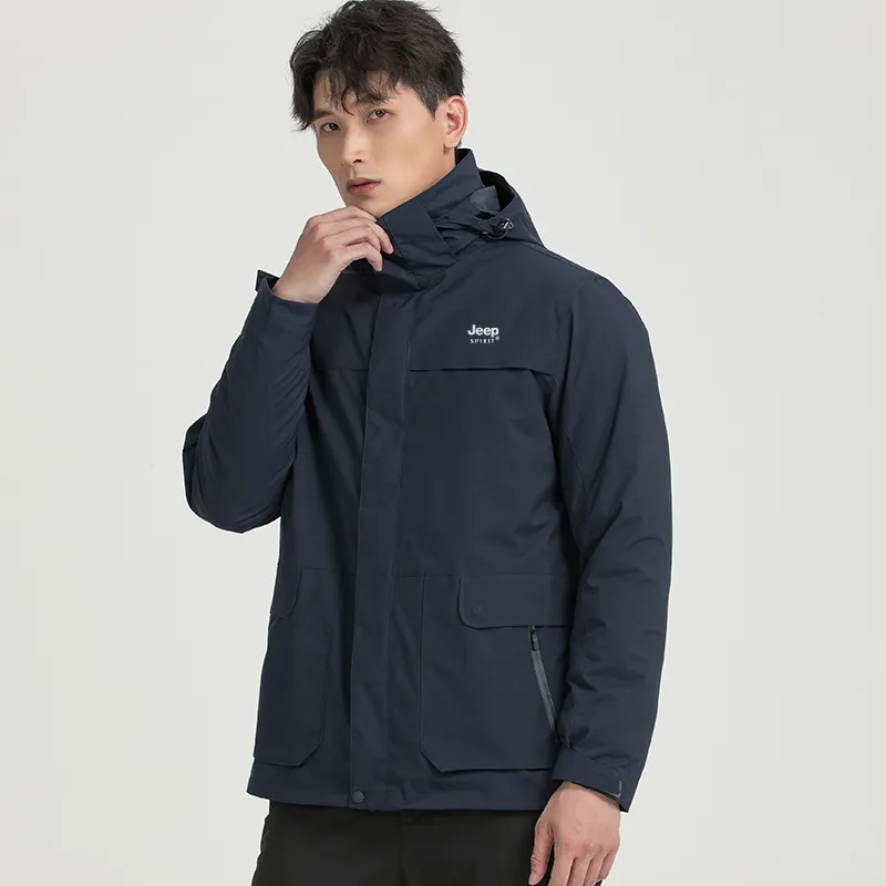 JEEP SPIRIT Waterproof, Windproof, And Water Repellent Windbreaker Jacket Unisex-11