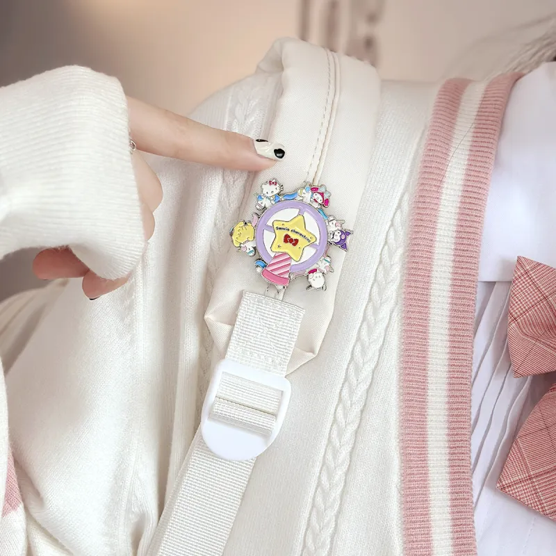 Hello Kitty White Badges-2