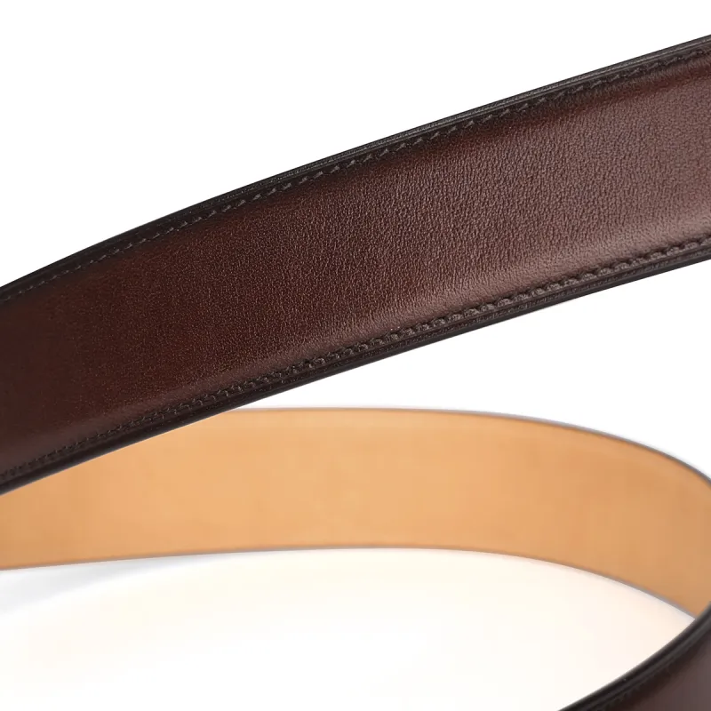 Jaylen Oos The First Layer Of Calfskin Headless Belt Men's Vegetable Tanned Rubbed Craft 3.5/3.8cm-24