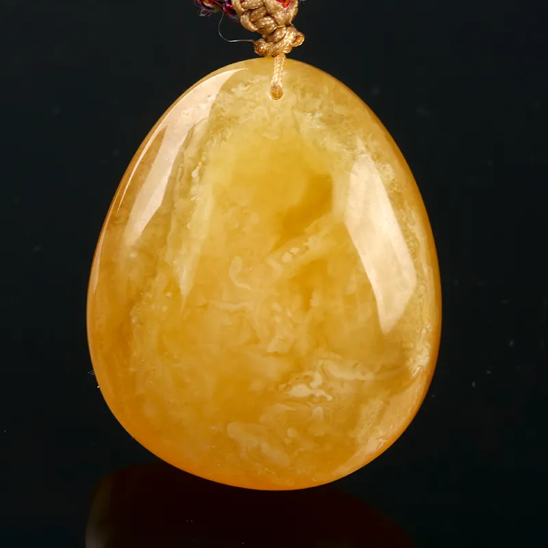 Ou Said Jewelry Amber Beeswax Necklaces Unisex-1