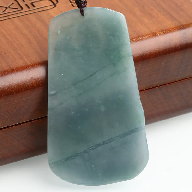 Oushuo Jewelry Ice Glutinous Jadeite Necklaces Unisex-4
