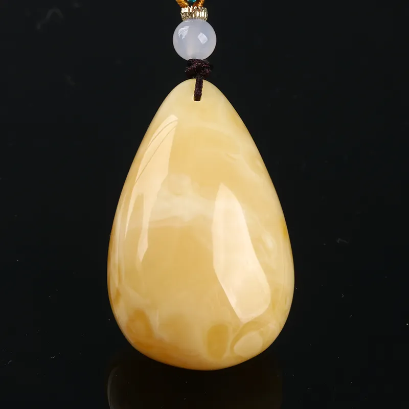 Ou Said Jewelry Amber Beeswax Necklaces Unisex-3