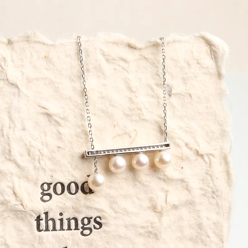 Oushuo Jewelry Freshwater Pearl Necklaces Women's-9