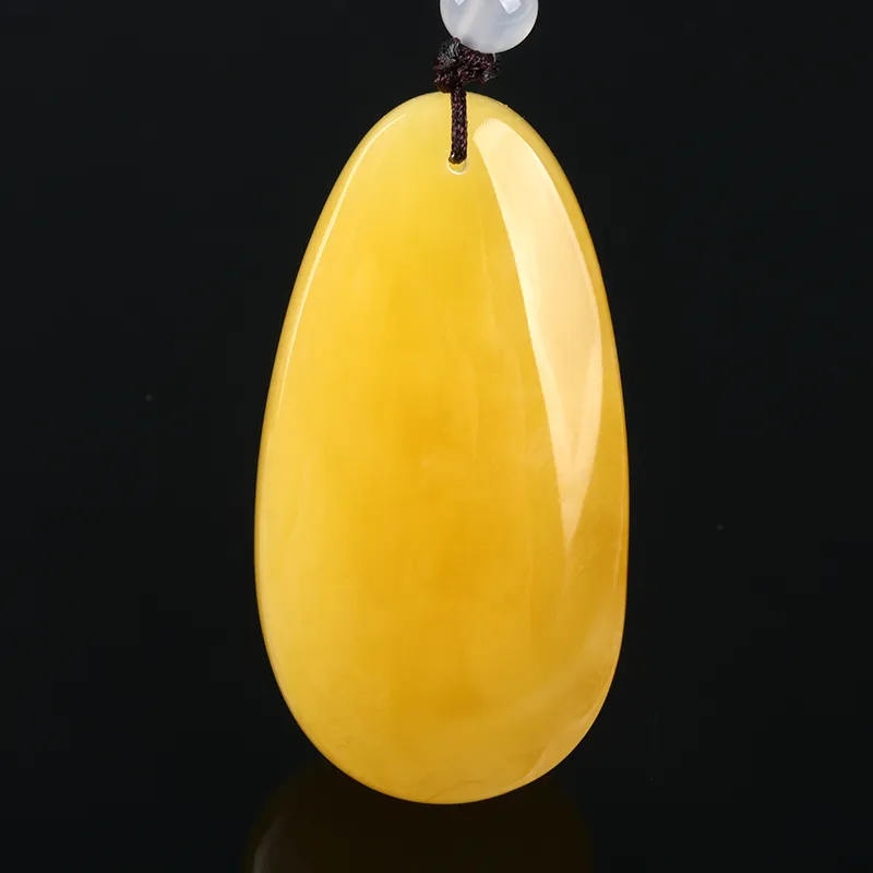Ou Said Jewelry Amber Beeswax Necklaces Unisex-4