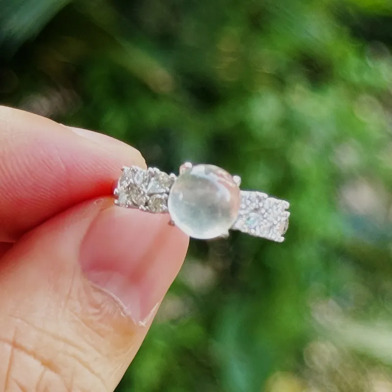 Oushuo Jewelry Tianshan Jade Rings Women's-5