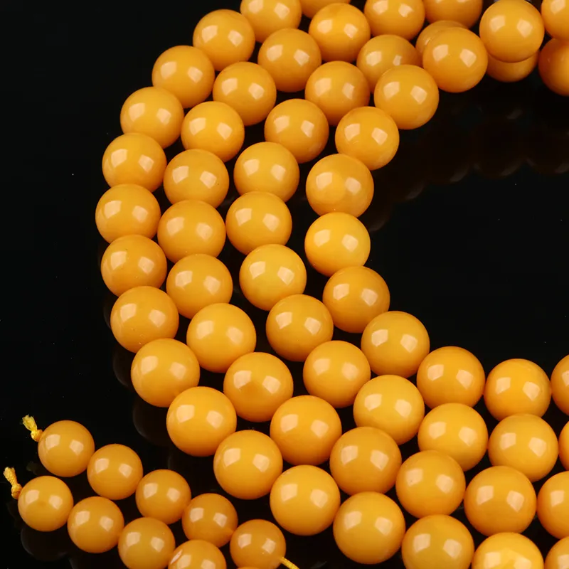 Oushuo Jewelry Amber Beeswax Bracelets Unisex-4