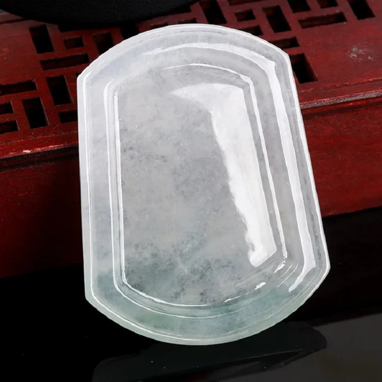 Oushuo Jewelry Ice Glutinous Jadeite Pendants Unisex-4