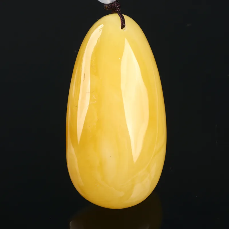 Ou Said Jewelry Amber Beeswax Necklaces Unisex-1