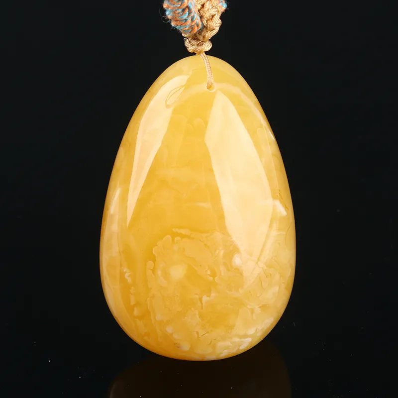 Ou Said Jewelry Amber Beeswax Necklaces Unisex-2