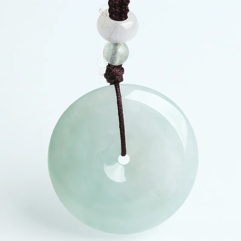 Oushuo Jewelry Ice Glutinous Jadeite Necklaces Unisex-2