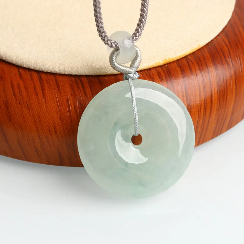 Ou Said Jewelry Ice Glutinous Jadeite Necklaces Unisex-2