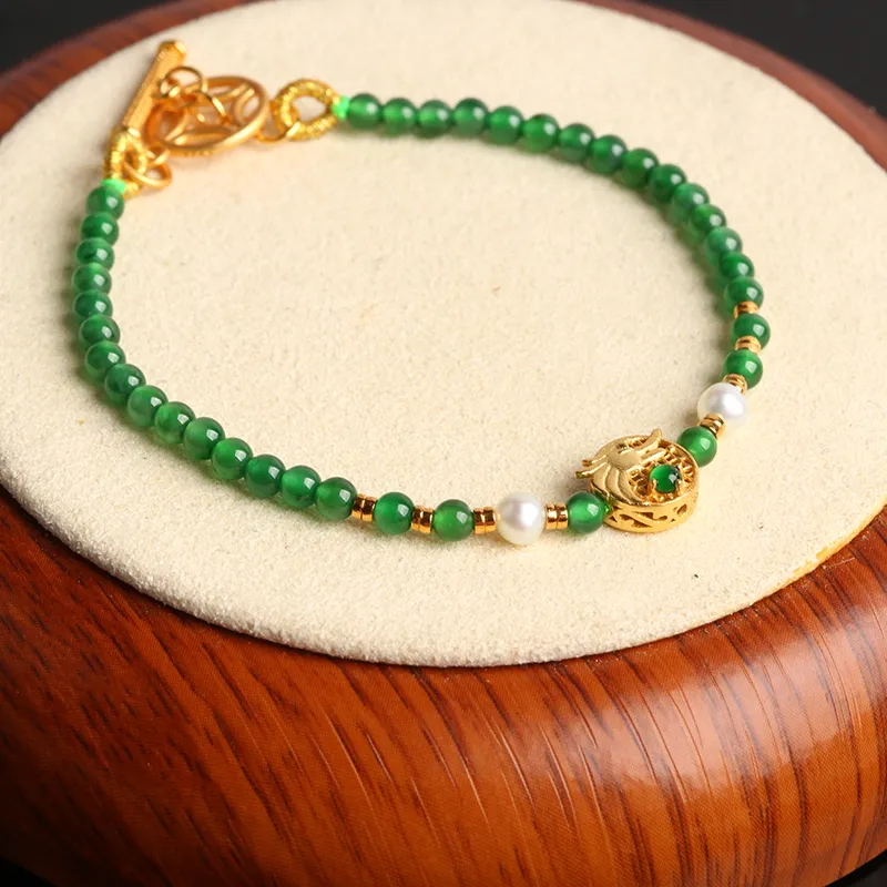 Oushuo Jewelry Ice Glutinous Jadeite Bracelets Women's-1