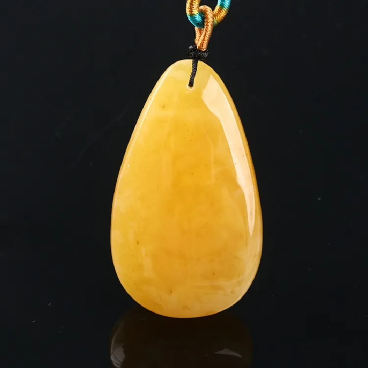 Ou Said Jewelry Amber Beeswax Necklaces Unisex-4