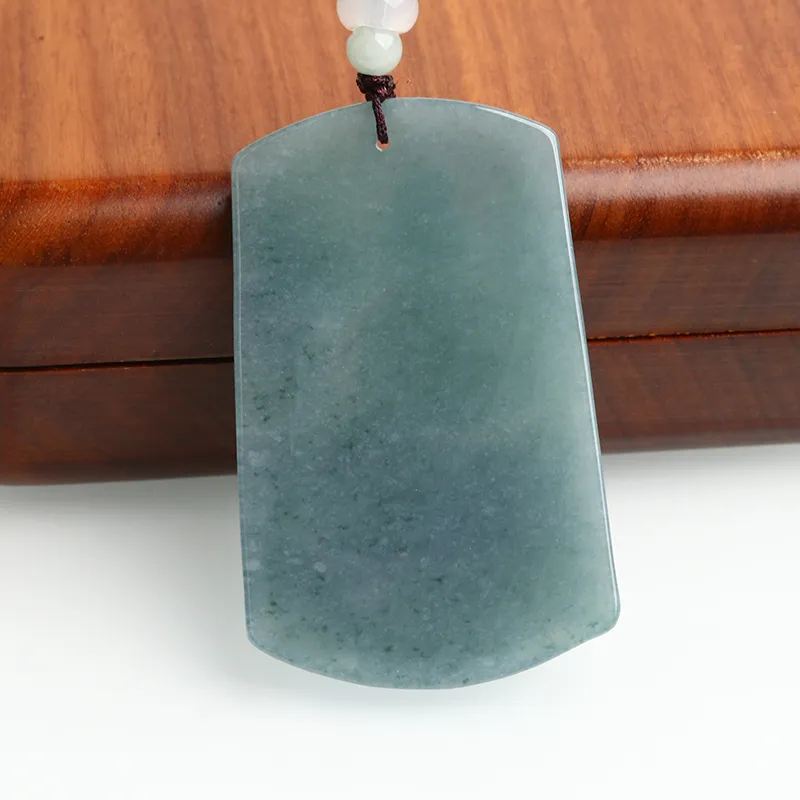 Oushuo Jewelry Ice Glutinous Jadeite Pendants Unisex-4