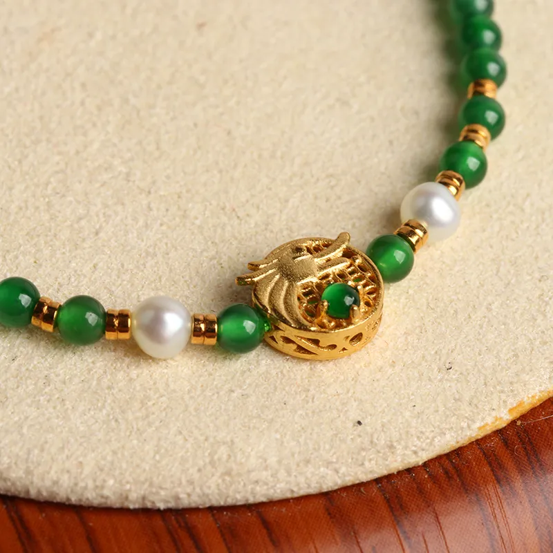 Oushuo Jewelry Ice Glutinous Jadeite Bracelets Women's-4