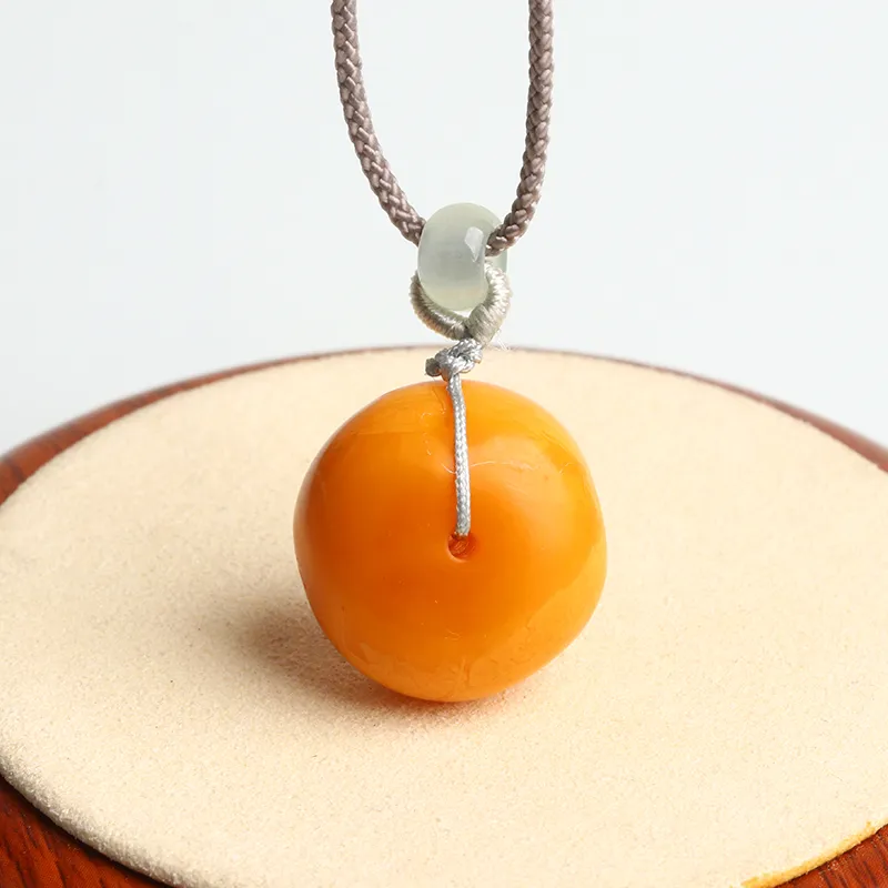 Ou Said Jewelry Amber Beeswax Necklaces Unisex-2