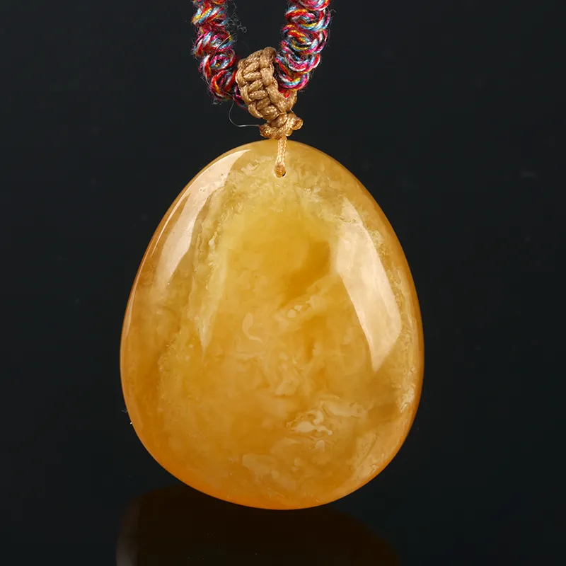 Ou Said Jewelry Amber Beeswax Necklaces Unisex-2
