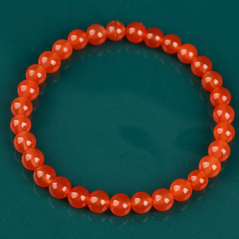 Oushuo Jewelry South Red Agate Bracelets Unisex-4