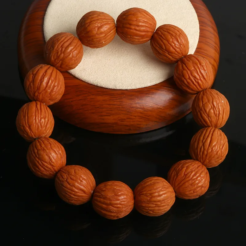 Oushuo Jewelry Monkey Head Walnut Bracelets Unisex-2