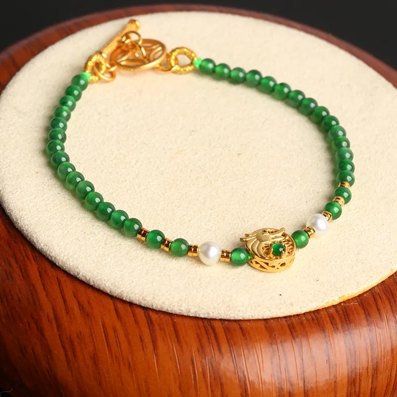 Oushuo Jewelry Ice Glutinous Jadeite Bracelets Women's-2