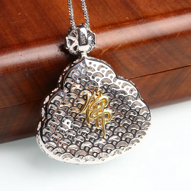 Oushuo Jewelry Ice Glutinous Necklaces Women's-4