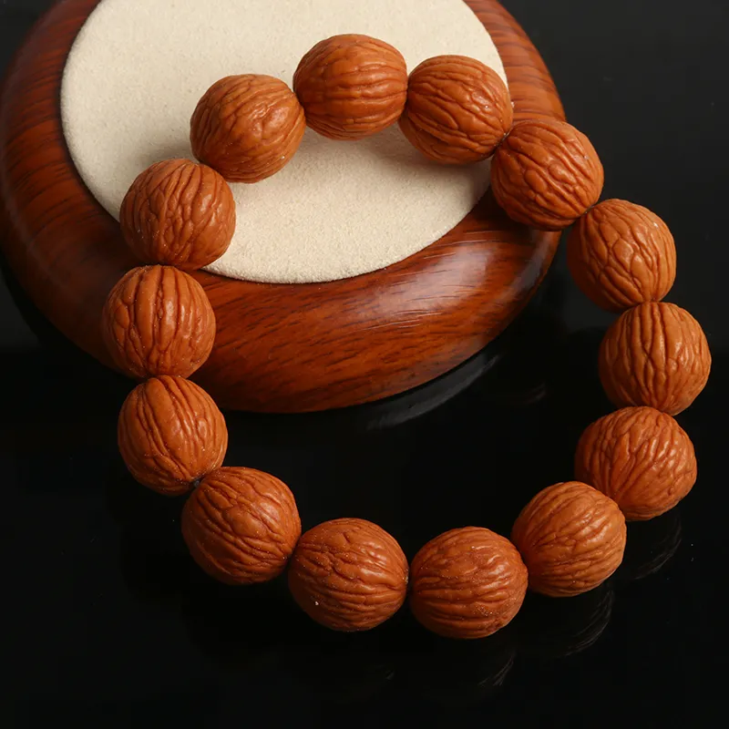 Oushuo Jewelry Monkey Head Walnut Bracelets Unisex-3