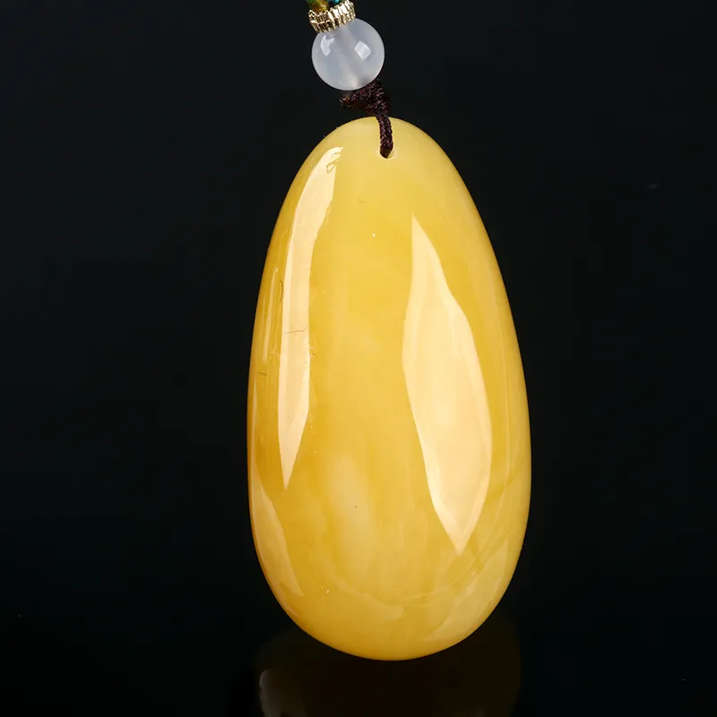 Ou Said Jewelry Amber Beeswax Necklaces Unisex-3