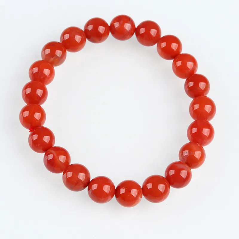 Oushuo Jewelry Southern Red Agate Fine Jade Bracelets Unisex-4
