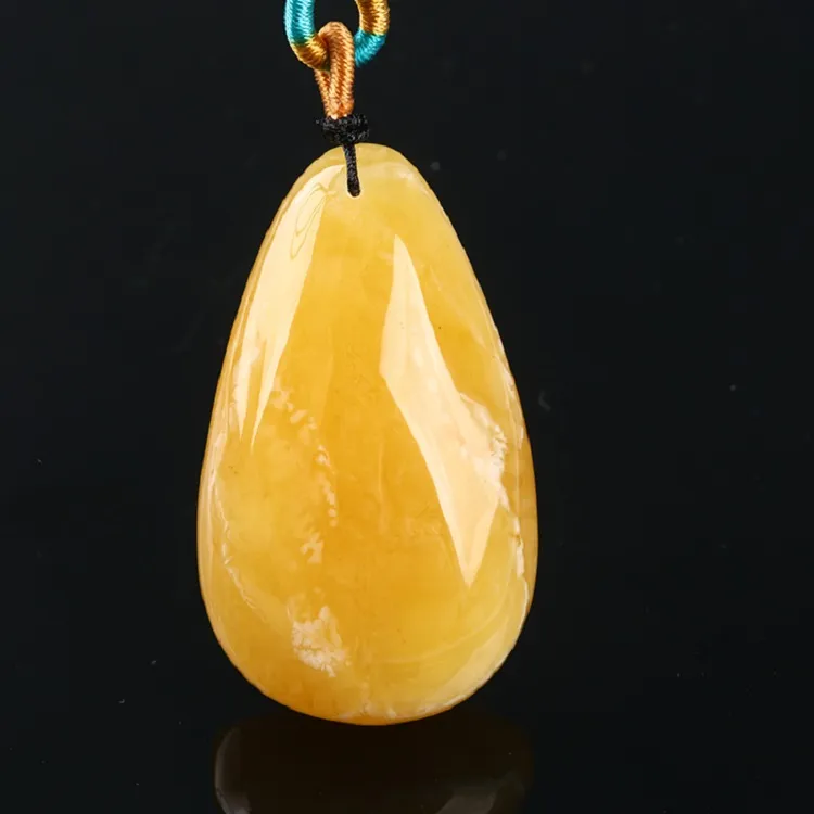 Ou Said Jewelry Amber Beeswax Necklaces Unisex-3