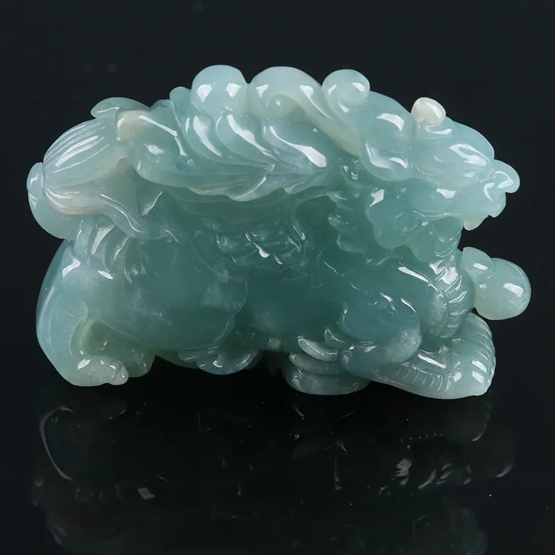Oushuo Jewelry Ice Glutinous Jadeite Ornaments Unisex-2