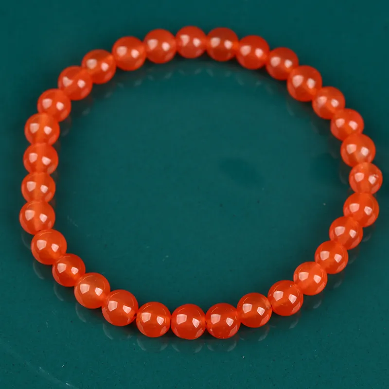 Oushuo Jewelry South Red Agate Bracelets Unisex-2