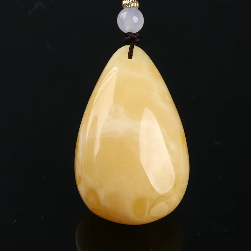 Ou Said Jewelry Amber Beeswax Necklaces Unisex-2