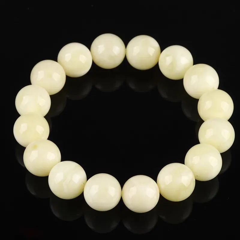 Oushuo Jewelry Amber Beeswax Bracelets Unisex-1