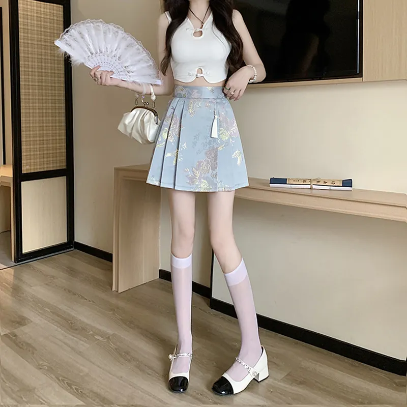 Garbege Casual Short Skirts Women's-9