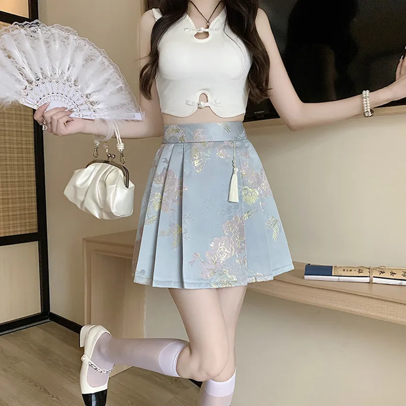 Garbege Casual Short Skirts Women's-12