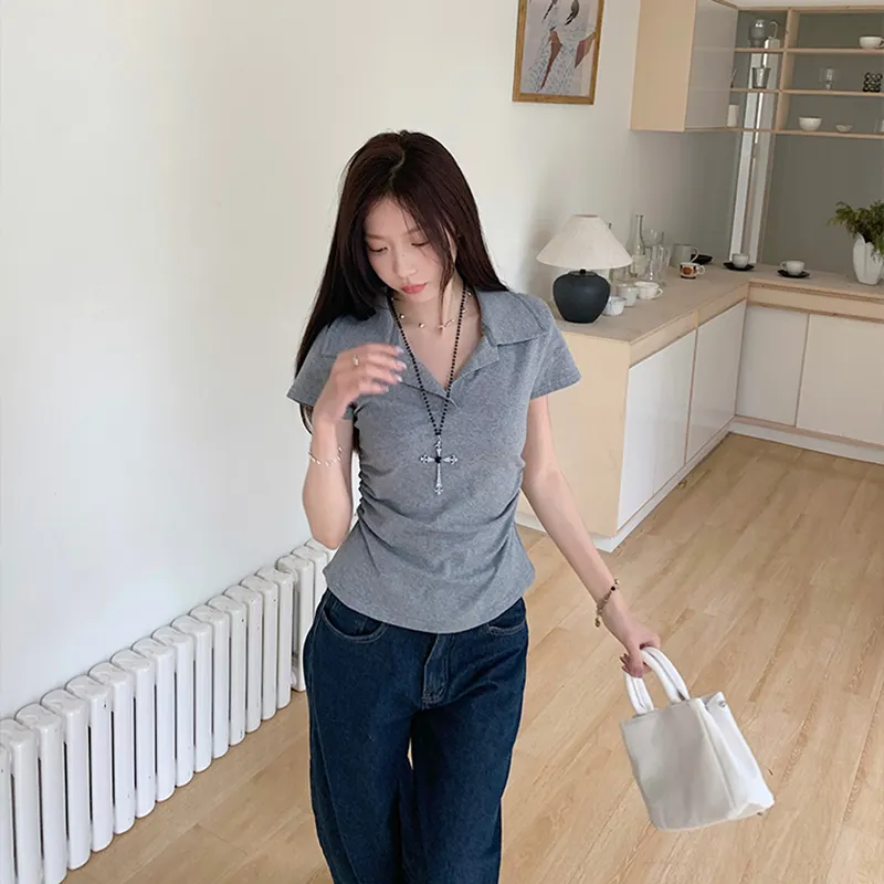 Garbege Set in Sleeve T Shirt Women's-5
