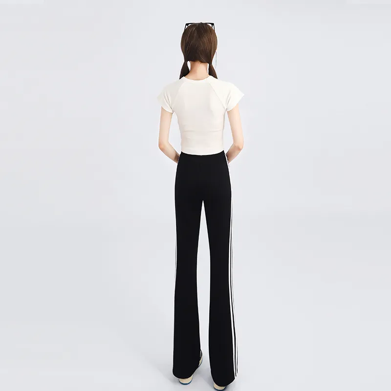 Garbege Casual Pants Women's Black-3