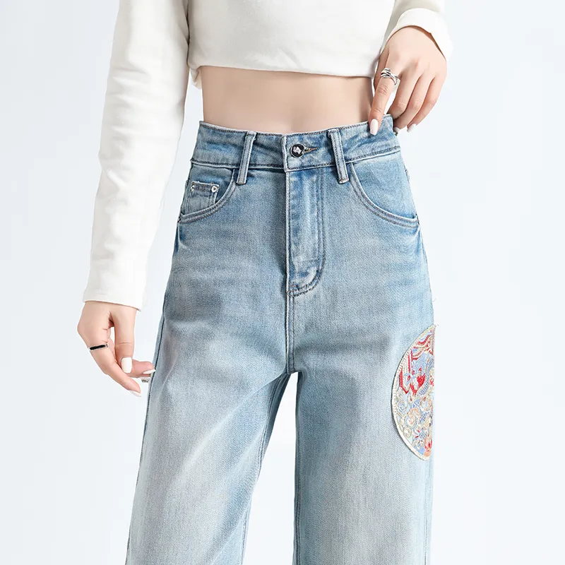Garbege Jeans Women's Light Blue-3