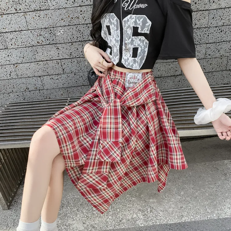 Garbege Casual Short Skirts Women's-5