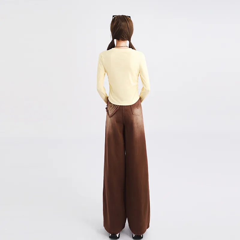 Garbege Jeans Women's Vintage Brown-2