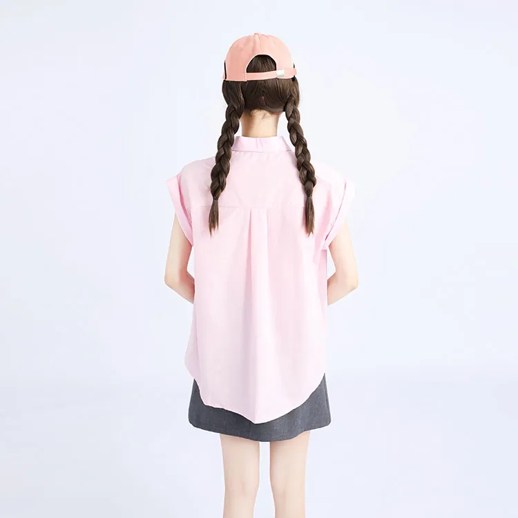 Garbege Shirts Women's Pink-2